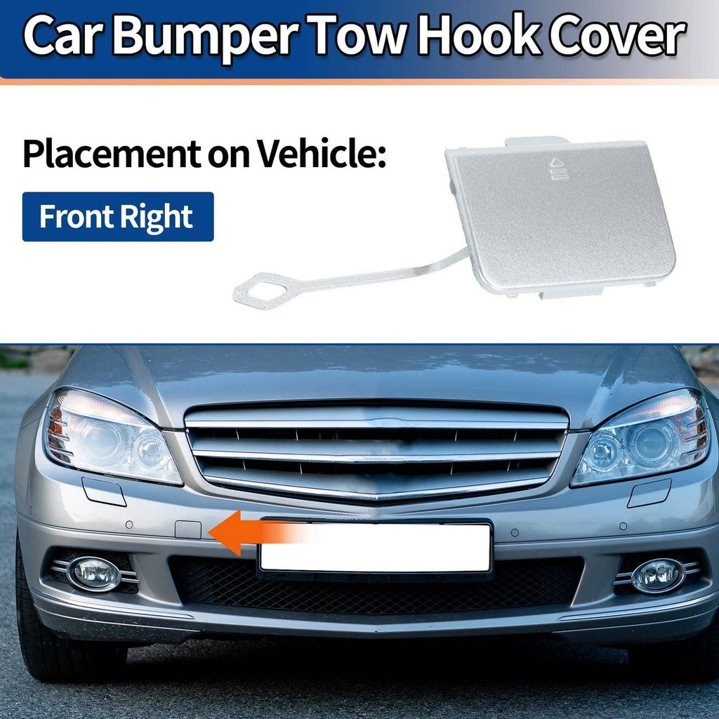 Tow Hook Cover for Mercedes-Benz C-Class W204 (2008–2011)