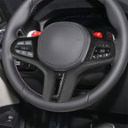 Carbon Fiber Steering Wheel Cover for 23 BMW M2 M3 M4 G82 G83 (2023)