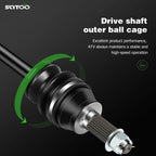 Front Left Right CV Joint Axle Drive Shaft for Polaris General 1000 (2016–2017)