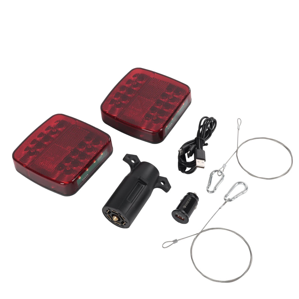 Rechargeable LED Trailer Lights for Trailer (Wireless Magnetic)