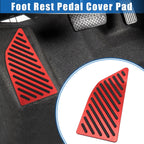 Car Foot Rest Pedal Cover Pad for Toyota Corolla (2019–2020) Aluminum Alloy Red