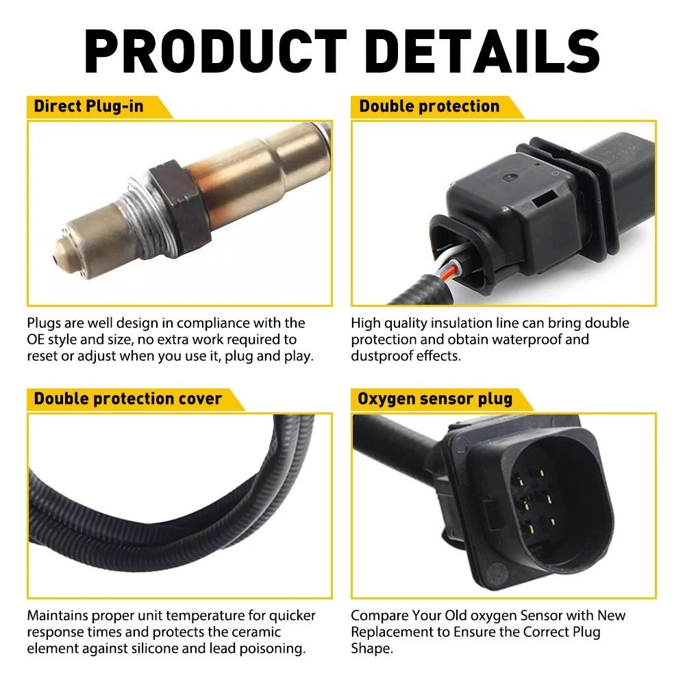 2X O2 Sensor for Kia Soul 2012–2014, Hyundai Accent (1.6L)