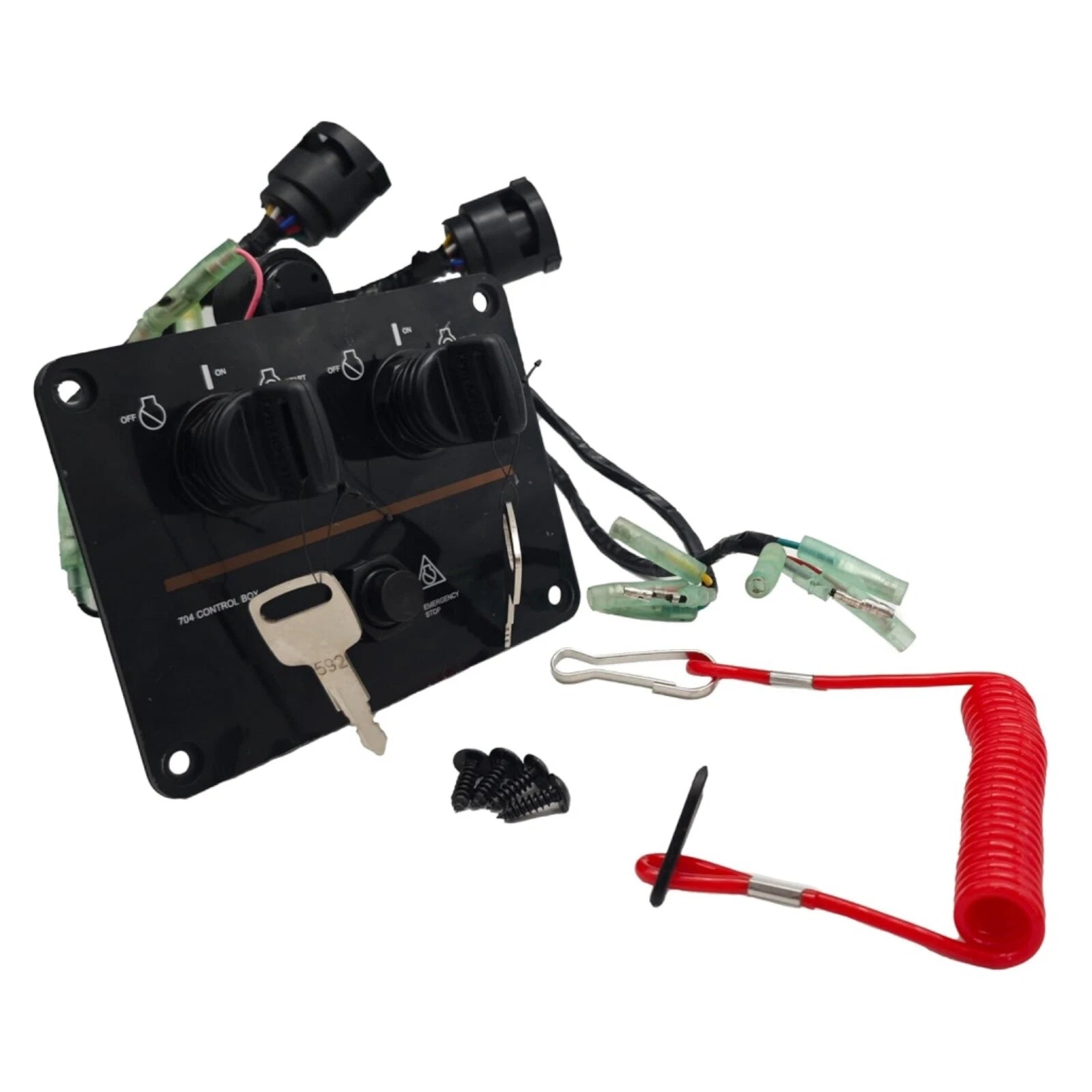 Dual Key Switch for Yamaha Outboards (6K1-82570-13-00, 6K1-82570-08-00)