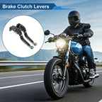 Short Long Brake Clutch Levers for Suzuki GSX-S1000/F/S/ABS (2015–2020) Black Titanium