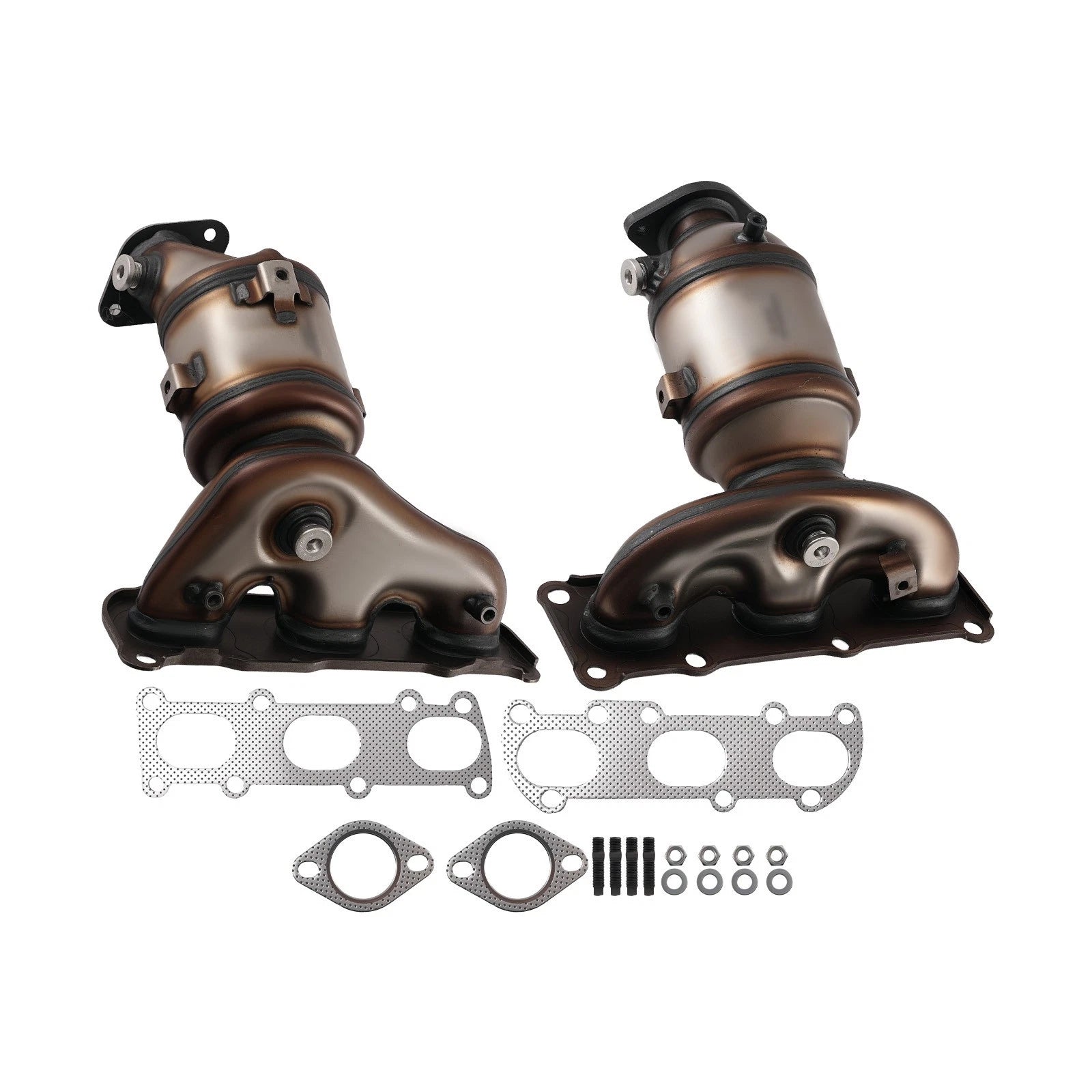 2PCS LH & RH Catalytic Converter for Hyundai Santa Fe 3.3L V6 (2013–2018)