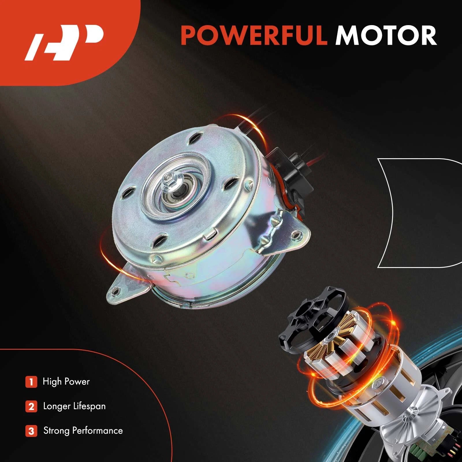 Radiator Fan Cooling Motor for Honda Accord (2018–2022) Acura TLX