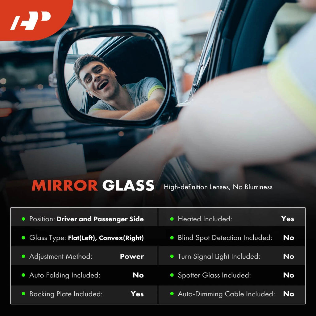 Heated Power Mirror Glass for BMW 320i 328i xDrive 335i (2013)