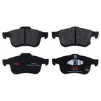 Set of 2 Brake Disc and Pad Kits for Fiat 500L
