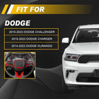 Steering Wheel Trim Cover for Dodge Challenger Charger Durango (2014–2023) Red