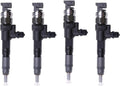 4X Fuel Injector 295050-1340 for Kubota KX057-4 U55-4CA U55-4 R530