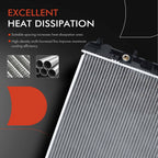 Radiator with Trans Oil Cooler for Nissan Pathfinder (2001–2004)