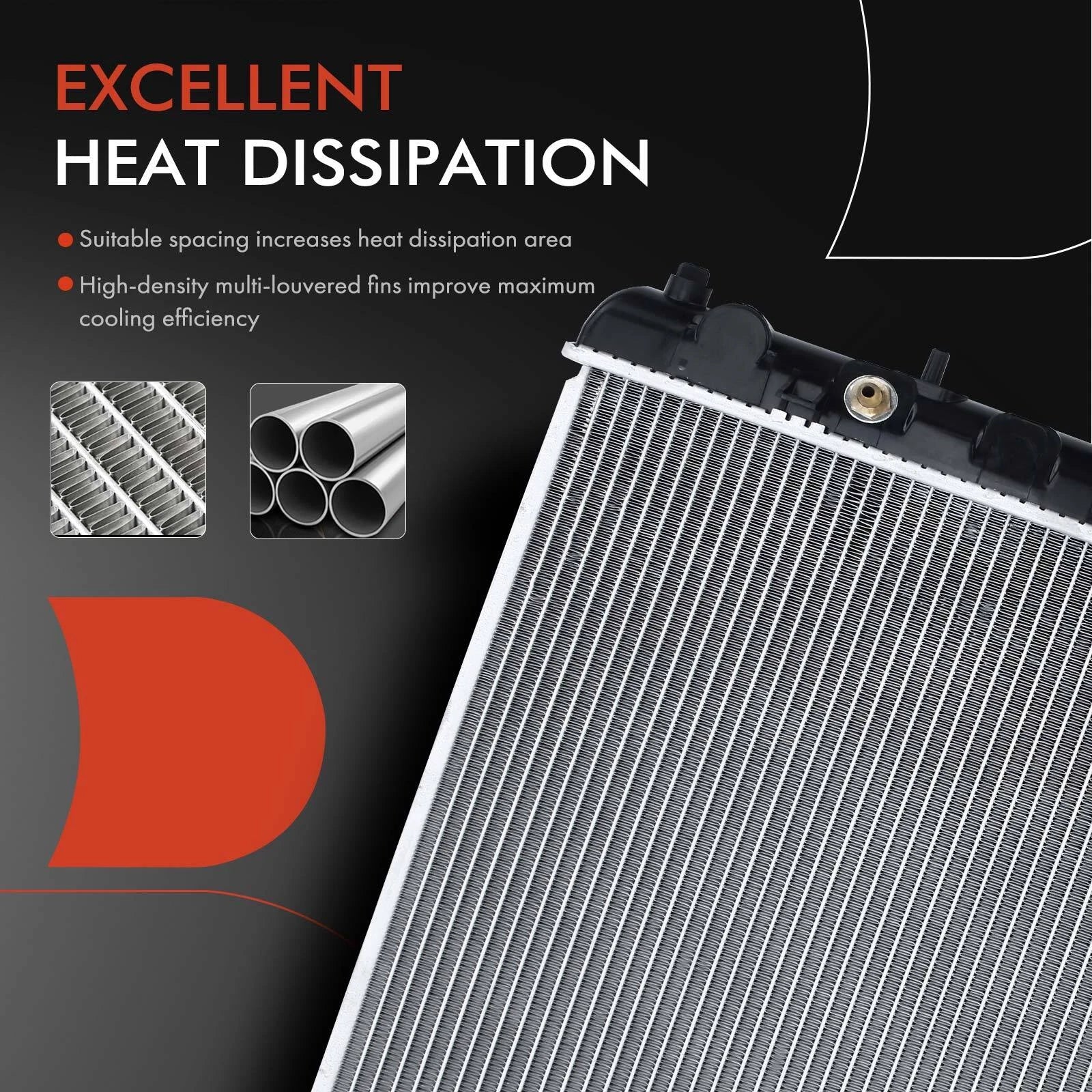 Radiator with Trans Oil Cooler for Nissan Pathfinder (2001–2004)
