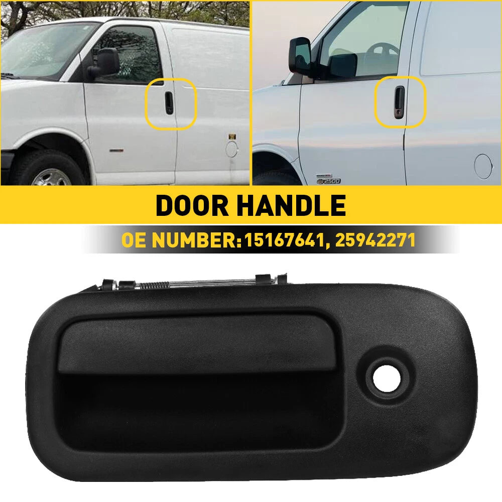 Outer Door Handle for GMC Chevy Express Van (2003–2023) - Left Front Driver