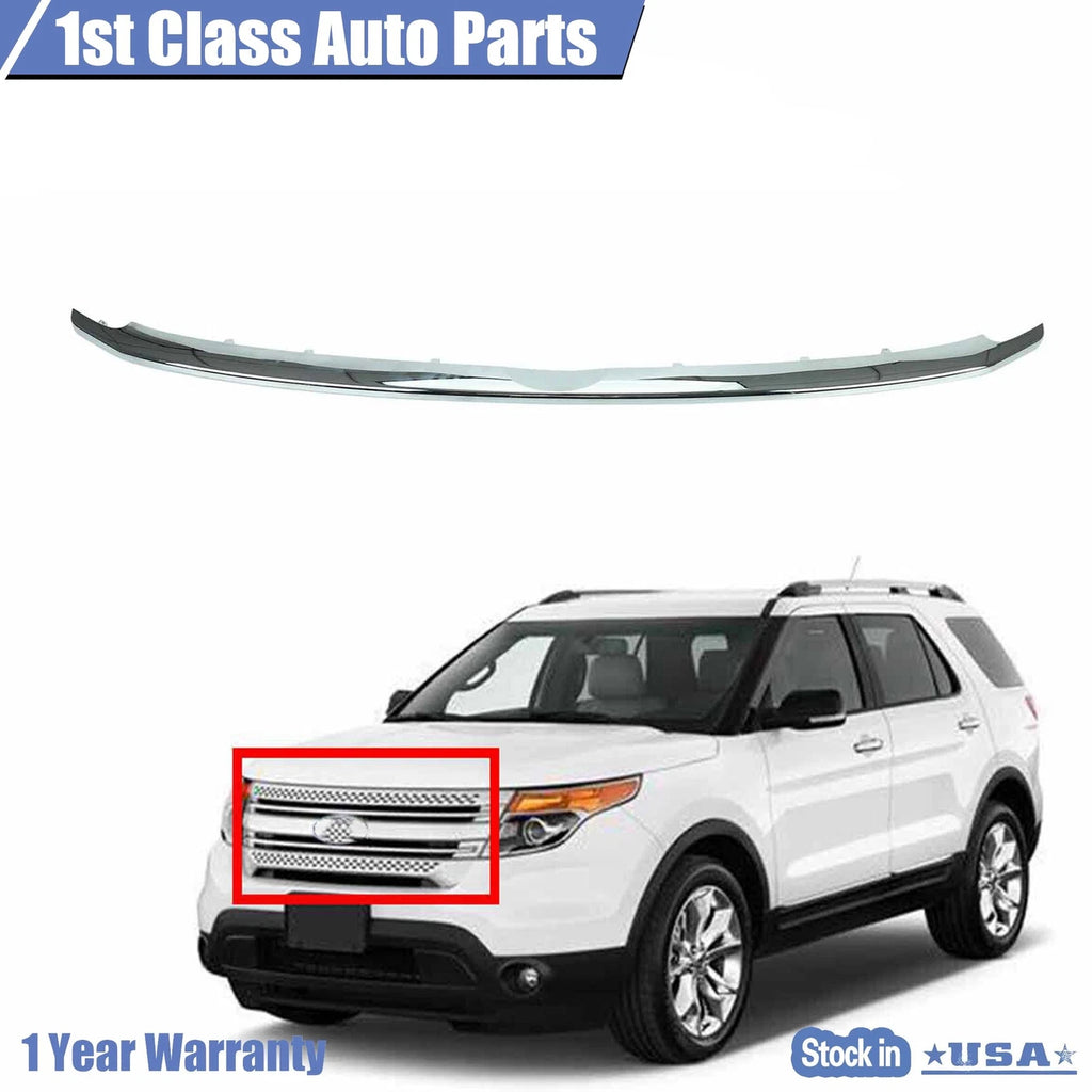 Upper Chrome Grille Trim for Ford Explorer (2011–2015)