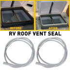 2X RV Roof Vent Seal 51" TPE Rubber Gasket for Camper Vent Fan (H)