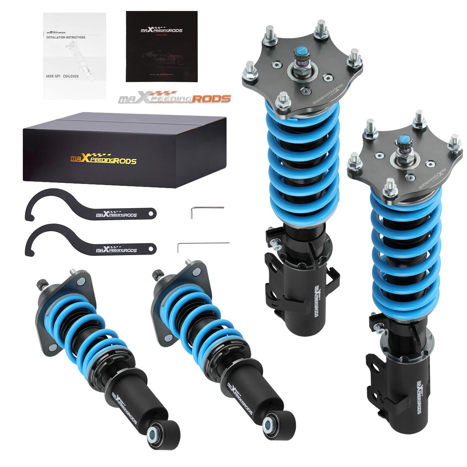 Set of 4 Coilovers 24 Way Damper Shocks for Honda CR-V (2007–2011)