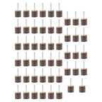 Set of 50 Aluminum Oxide Flap Wheels 1" x 1" x 1/4" 80 Grit