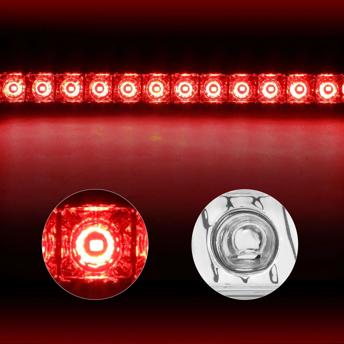 Full LED Tail Brake Light Rear Stop Lamp Chrome for Armada QX56 (2004–2015)