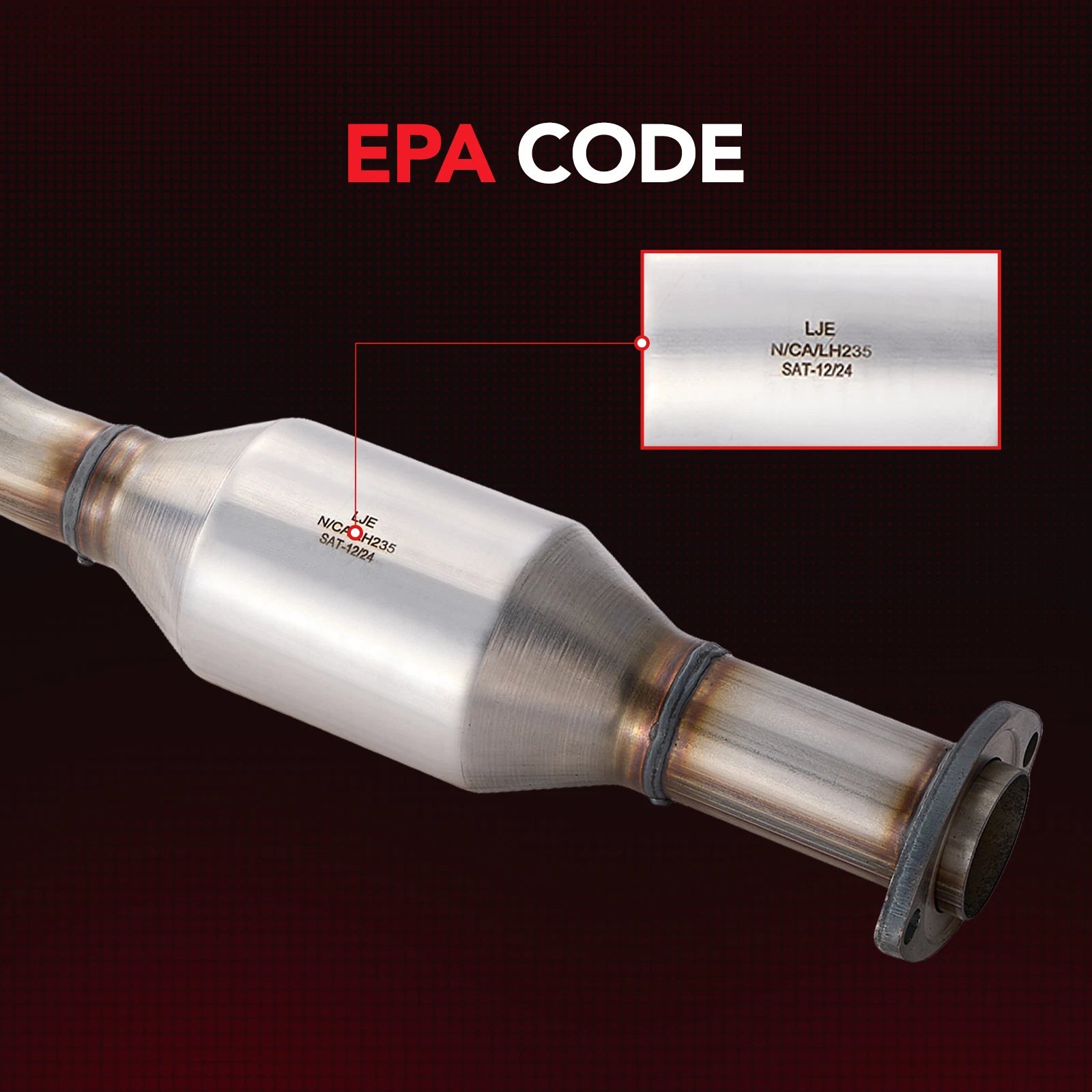 Rear Catalytic Converter for Toyota Camry 2010–2011 (2.5L) EPA