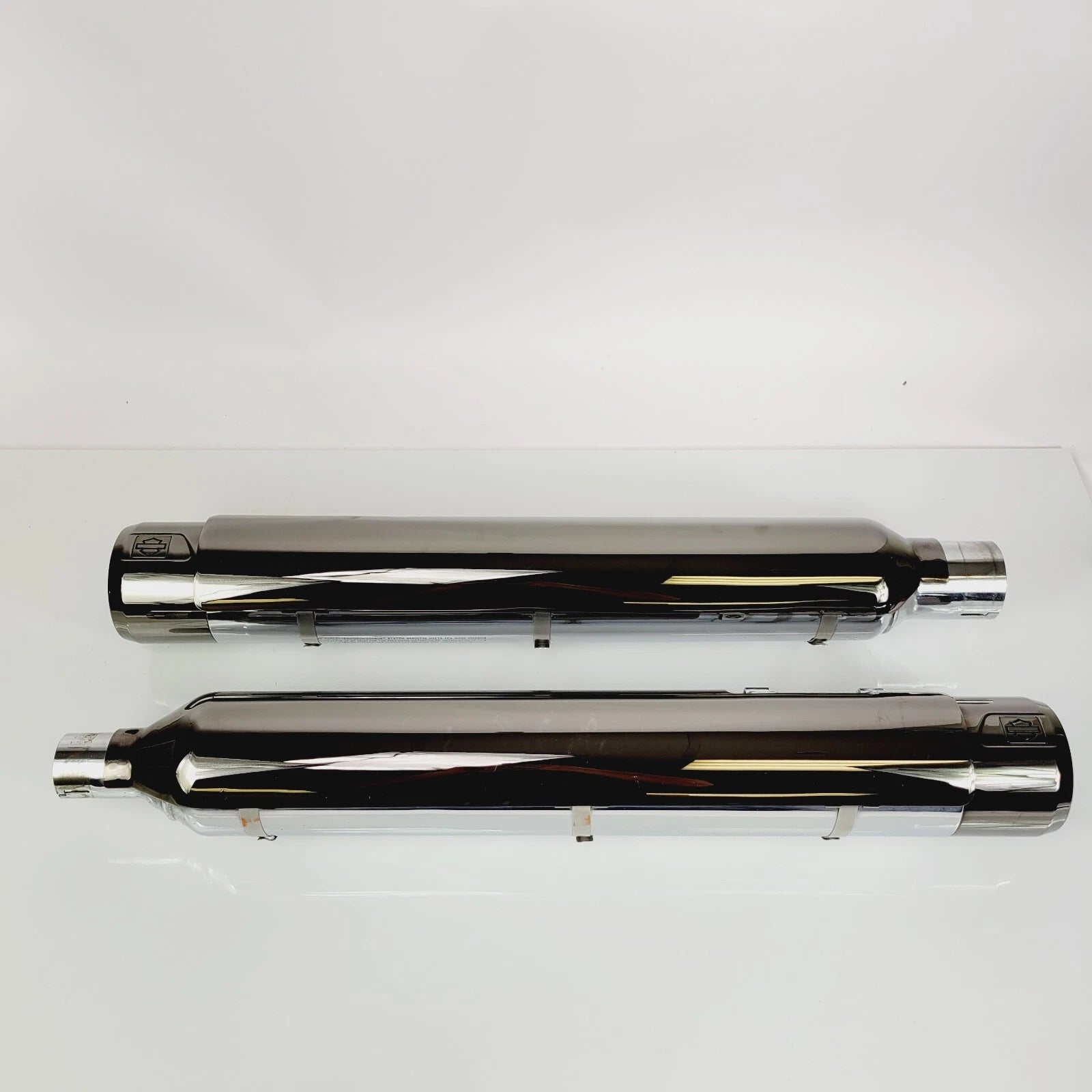 Mufflers for Harley Davidson CVO Touring (2017–2024) Scorched Chrome w/ Tips