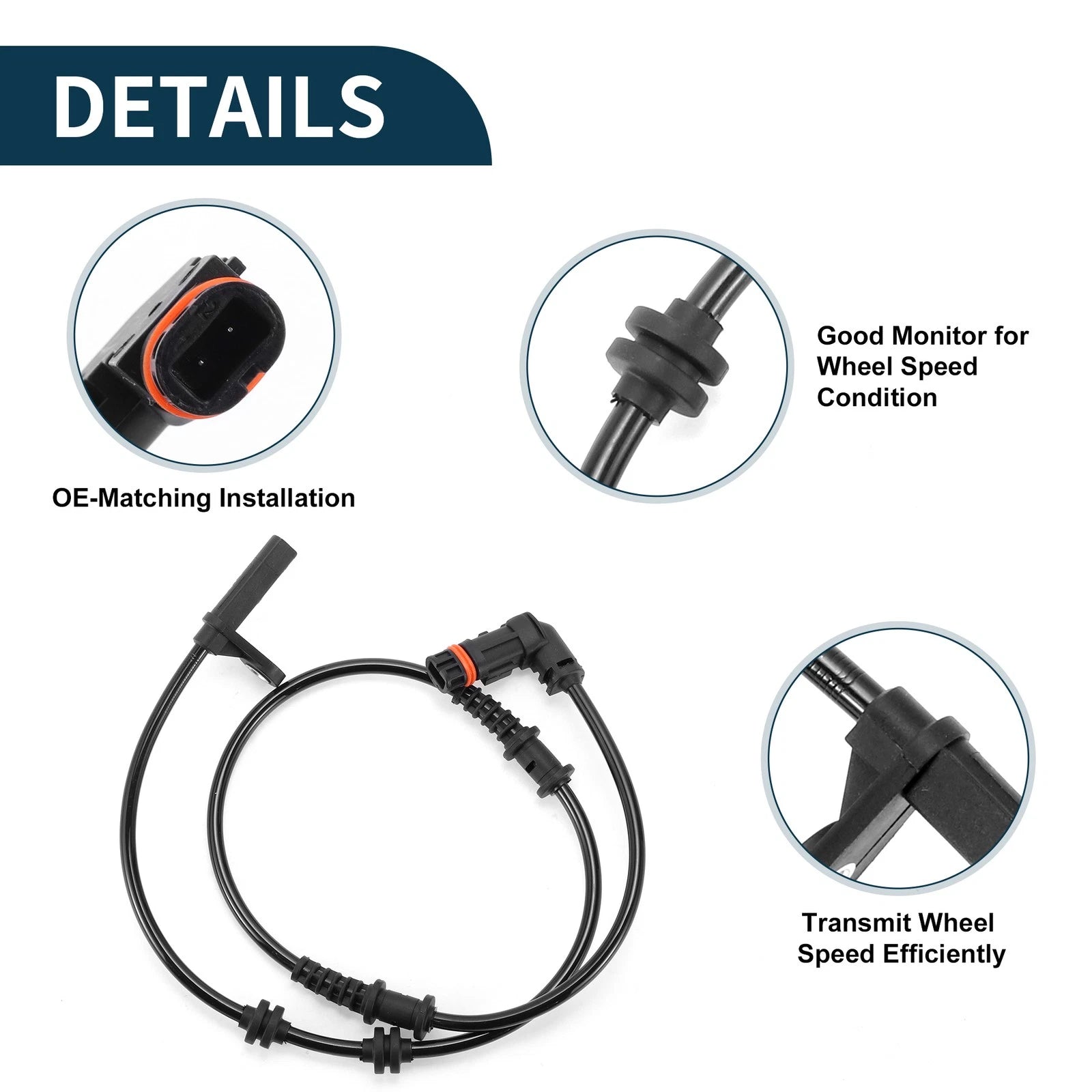 ABS Wheel Speed Sensor No. 2035401217 for Mercedes-Benz C320 (2003–2005)