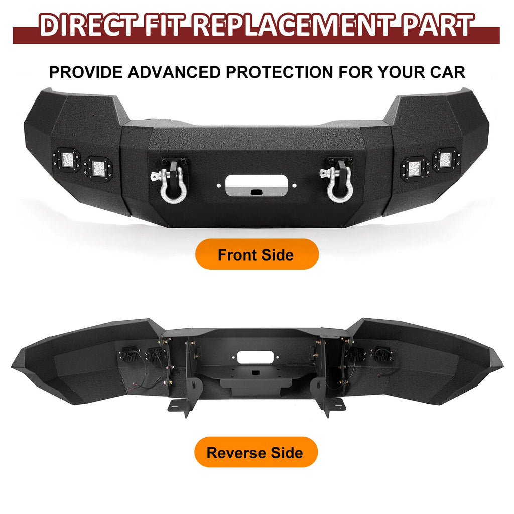 Front Bumper with LED Lights for Ford F150 (2004–2008)