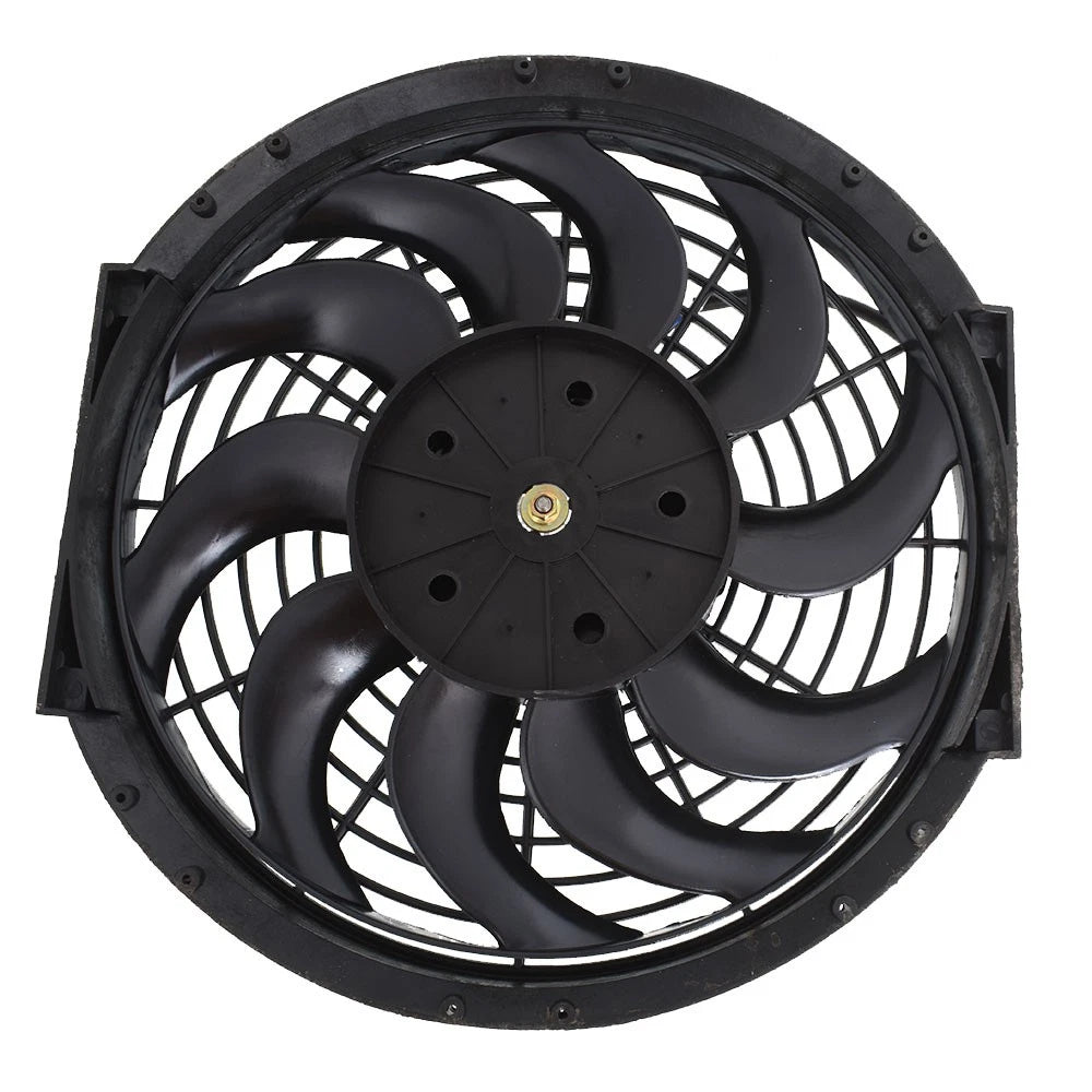2X 12" Electric Radiator Cooling Fans Universal Mount Kit