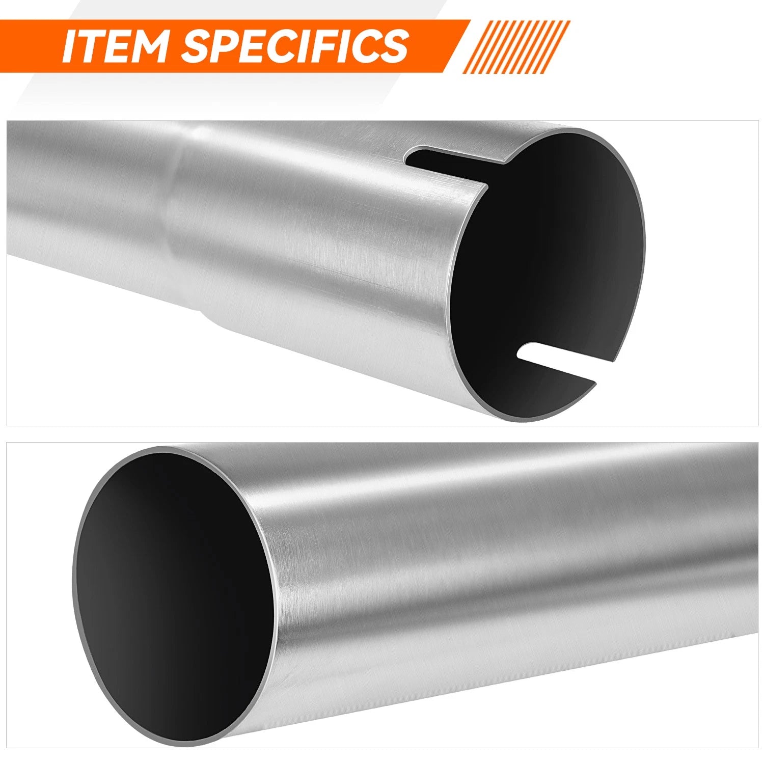 2" OD Stainless Steel Polished 90 Degree Exhaust Bend Pipe for Universal Fit