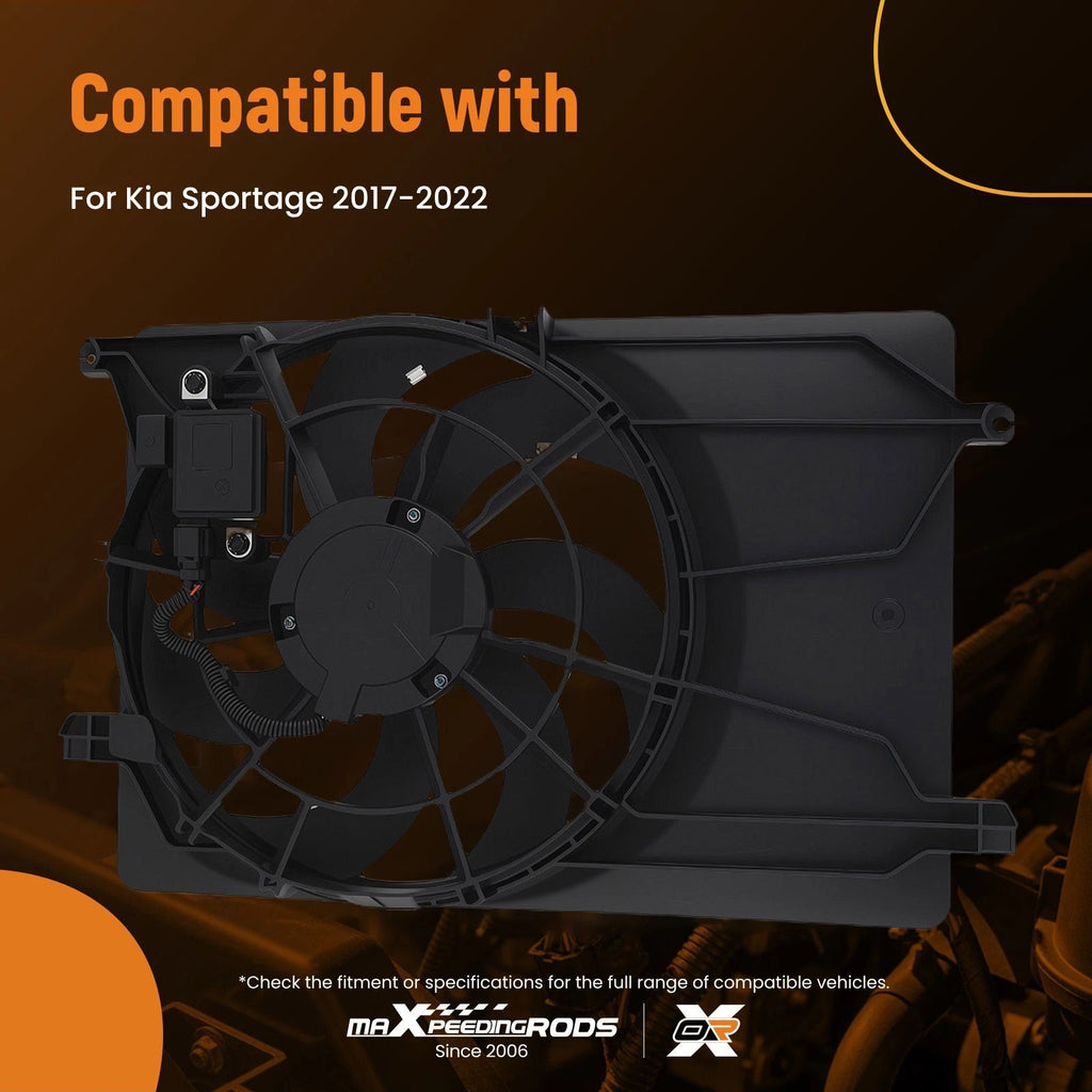 Engine Cooling Blower for Kia Sportage (2017–2022) 16033369 25380-D9900