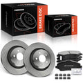 Front Disc Brake Rotors & Ceramic Pads for Jeep Liberty (2009–2012)