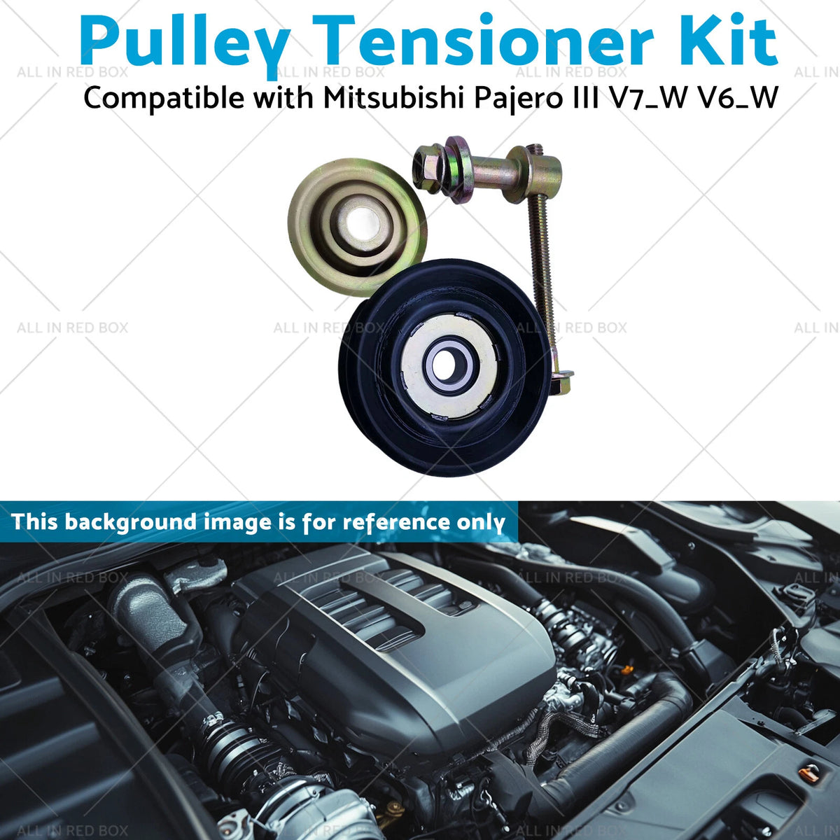 Pulley Tensioner Kit for Mitsubishi Pajero III V7_W V6_W (2000–2006) 04740-03580