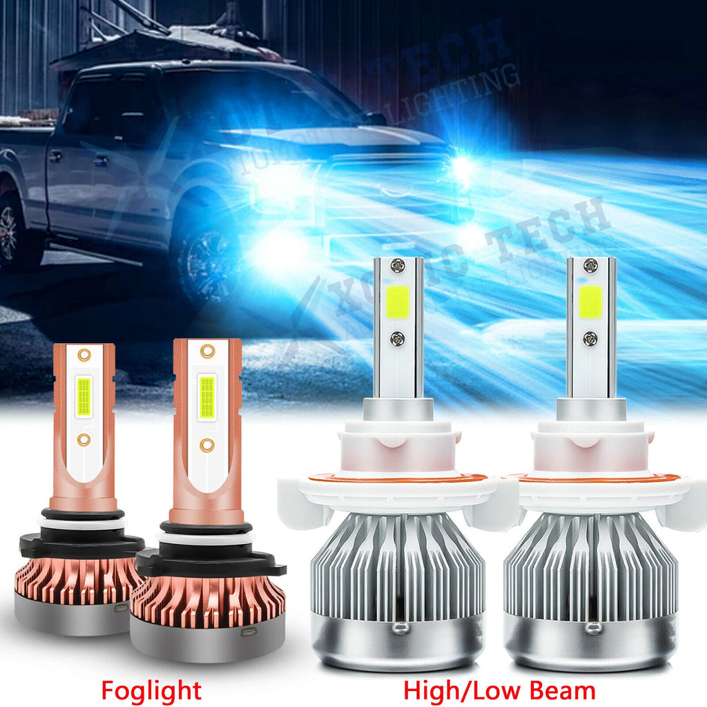 LED Headlight and Fog Light Bulbs Combo for Ford F-150 (2004–2014)