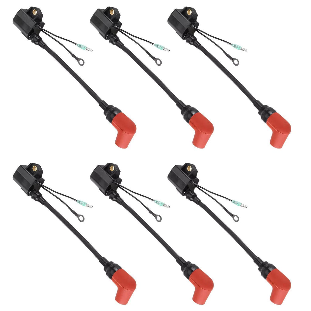 6X Ignition Coil Assembly for Yamaha Marine (6R3-85570-00-00)