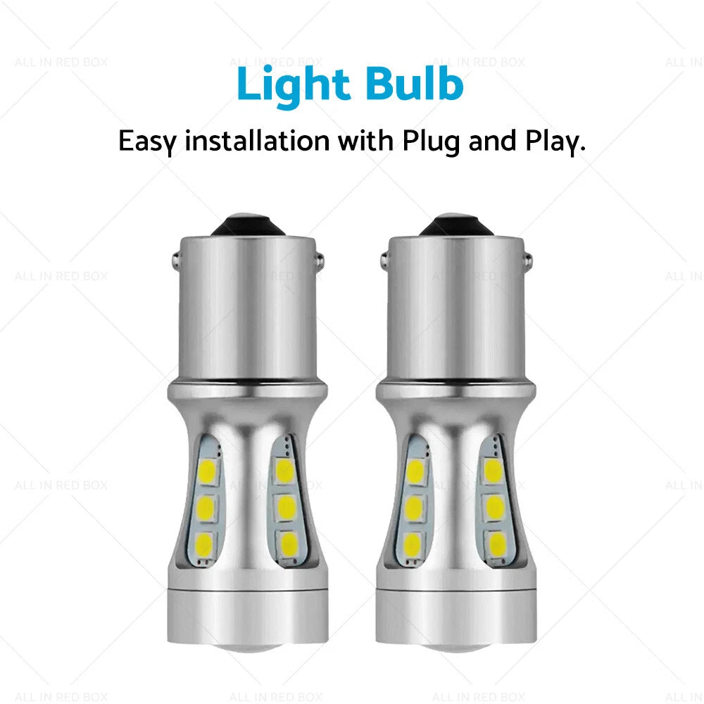 2X LED Reverse Tail Light Bulbs for Toyota Landcruiser 80 Series (1990–1997)