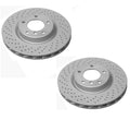 Set of 2 Zimmermann Drilled Brake Disc Rotors 315mm for BMW E36 M3 Z3 (1992–1999)
