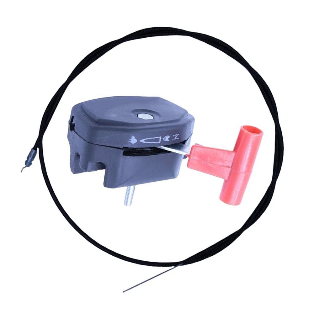 Throttle Cable Kit with Choke Lever for Lawn Mower (51.5in Conduit)