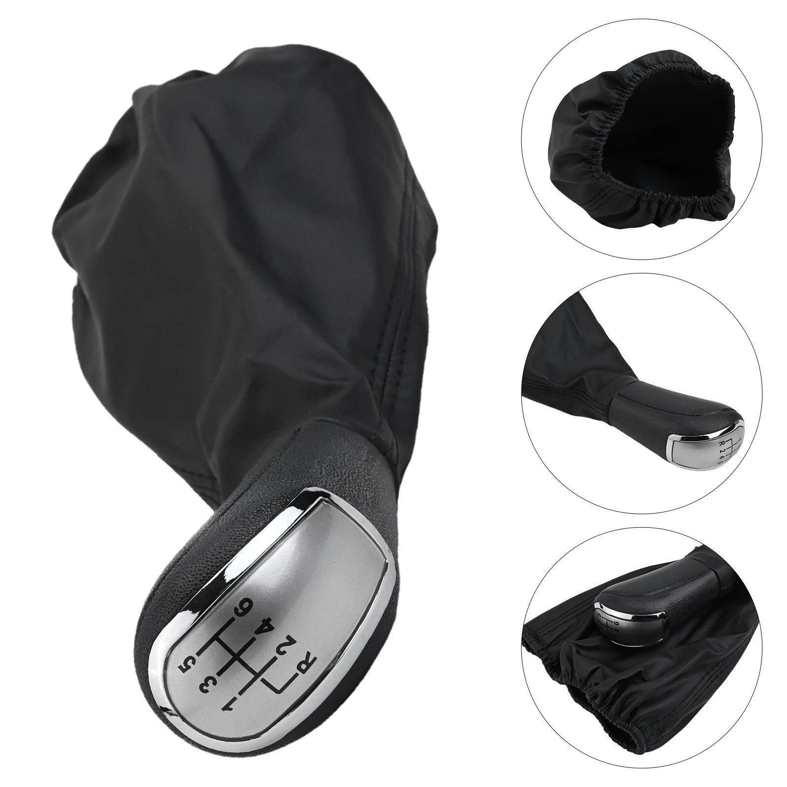 6 Speed Gear Lever Shift Knob Cover for Mercedes C W203 S203 (2000–2007)