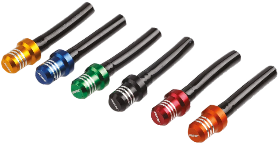 RFX Short Vent Tube Blue 1-Way Cap for Offroad Gas Tanks (2010–2023)