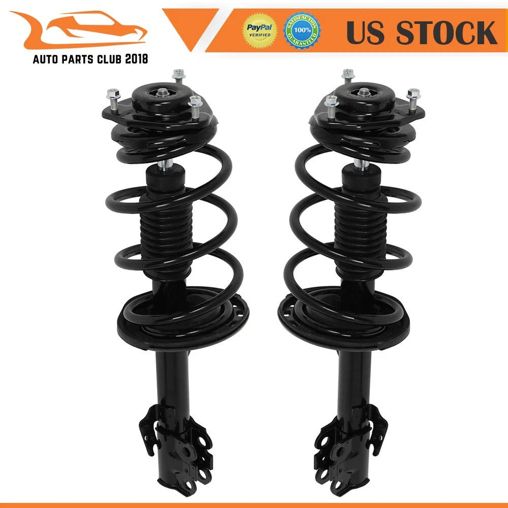 Front Struts Spring Set for Toyota Sienna (2011–2014) w/ Control Arms, Sway Bars