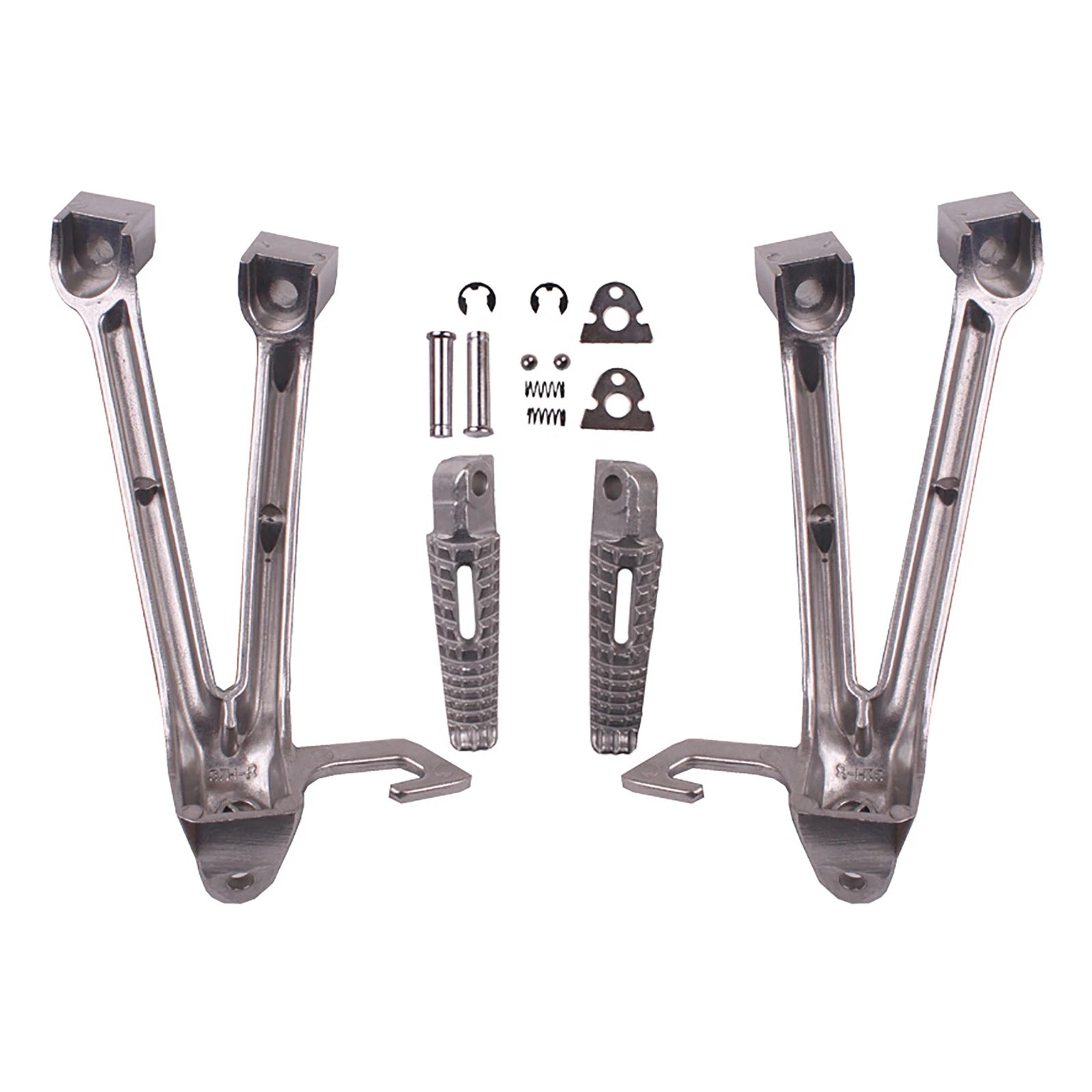 Passenger Footpegs Footrests Bracket for Suzuki GSXR600 GSXR750 (2006–2007)