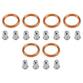 Exhaust Gaskets Nut Kit for Honda GL1500 Goldwing (1988–2000)