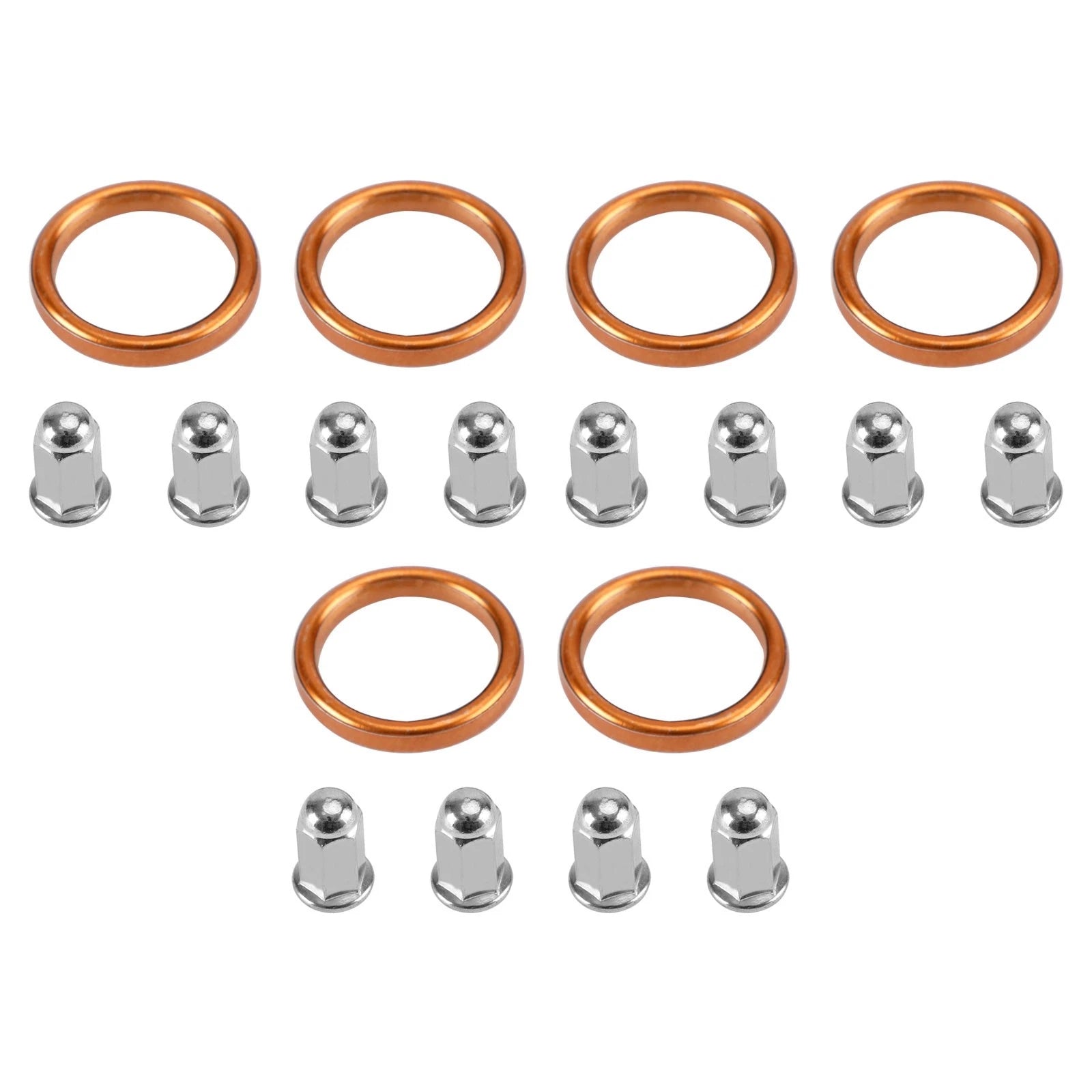 Exhaust Gaskets Nut Kit for Honda GL1500 Goldwing (1988–2000)