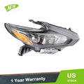 Replacement Headlight for Nissan Altima (2016–2018) Right Black Halogen