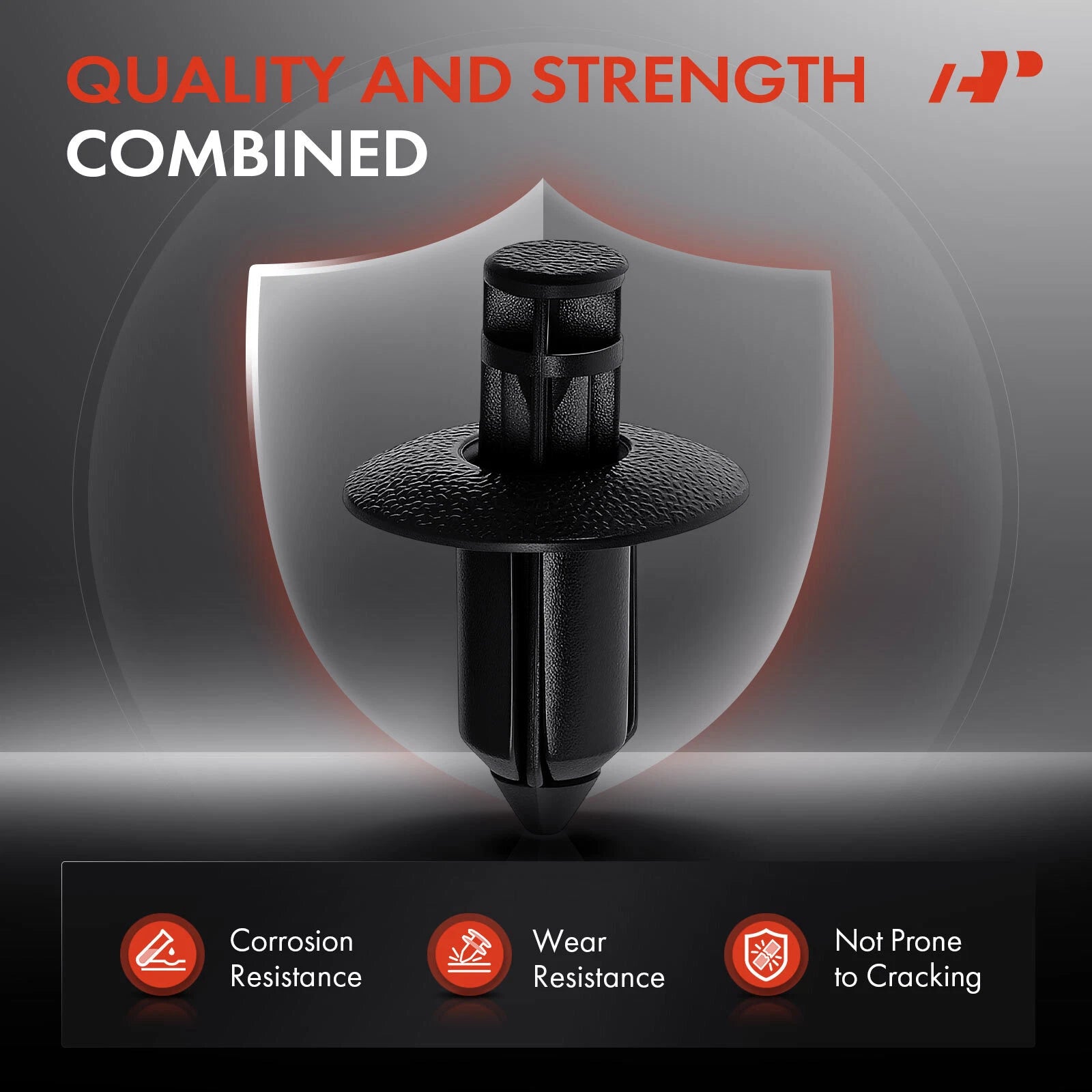 30 Pcs 8mm Nylon Cowl Retainer Fasteners for Honda Acura