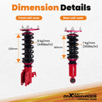 Coilover Suspension Lowering Kit for Subaru WRX STI (2008-2014)