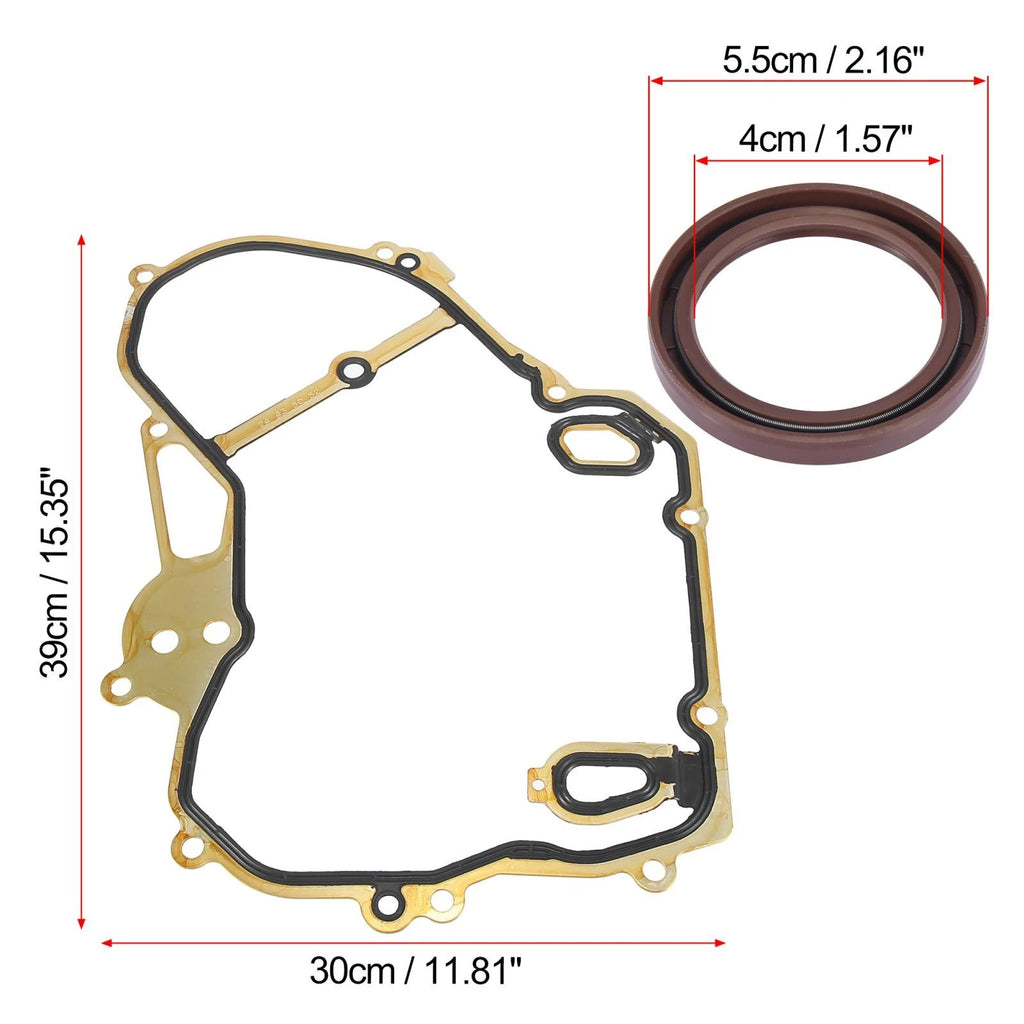 Set of 1 Timing Cover Gasket for Chevrolet (14130912)
