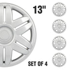 Set of 4 Wheel Hub Caps for R13 Tire (13 Inch)
