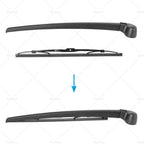 Set of 2 Rear Windscreen Wiper Blade & Arm for Audi Q7 (2006–2015) 4L0955425