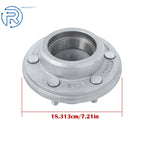Boat Trailer Hub 6 on 5.5" w/ 15123, 25580 Bearings for 5200-6000 lbs