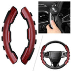 Red ABS Non-Slip Steering Wheel Covers for Honda Civic Accord CR-V